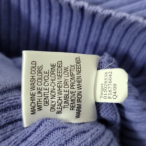 Merona Y2K Cableknit 3/4 sleeves button up Cardigan Size small fits medium EUC - Picture 11 of 11